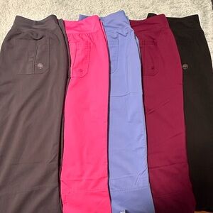 Healing hands purple scrub pants bundle